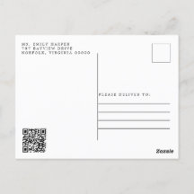 Invitación a la ducha de novia con guión moderno m