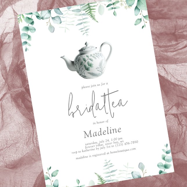 Invitación a la ducha de novia con té de novia Euc (Subido por el creador)