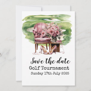 Invitación a la ducha de novia con temática de gol
