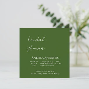 Invitación a la ducha de novia con tono de la Tier