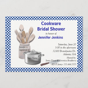 Invitación a la ducha de novia Country Kitchen