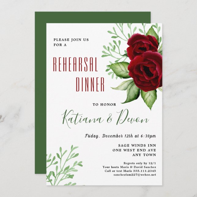 Invitación a la ducha de novia de Boda de vacacion (Anverso / Reverso)