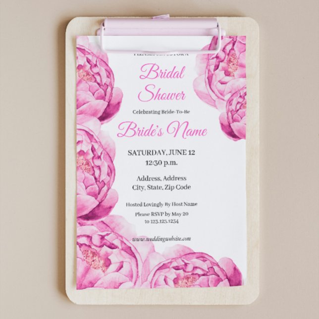 Invitación a la ducha de novia de Catherine Pink P (Subido por el creador)