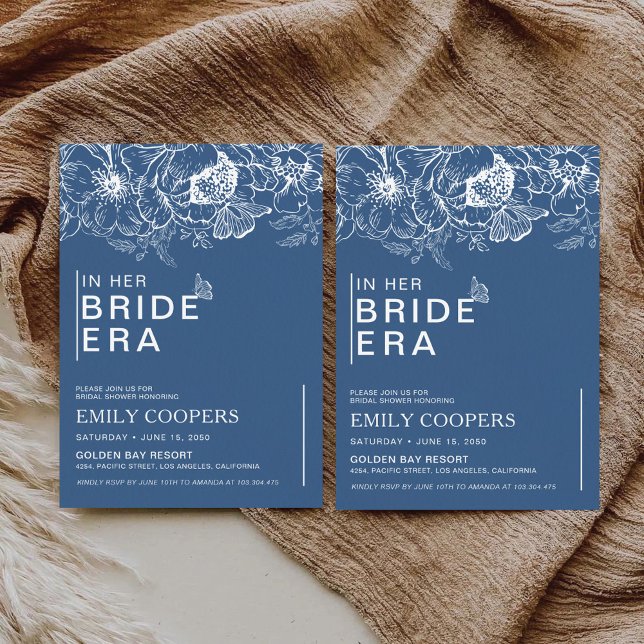 Invitación a la ducha de novia de Chinoiserie flor (Subido por el creador)