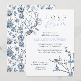 Invitación a la ducha de novia de Chinoiserie vint