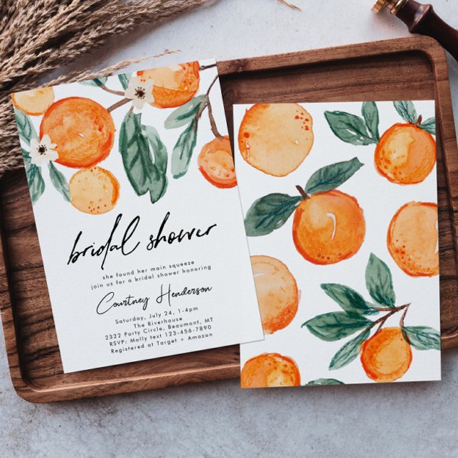 Invitación a la ducha de novia de Clementine (Subido por el creador)
