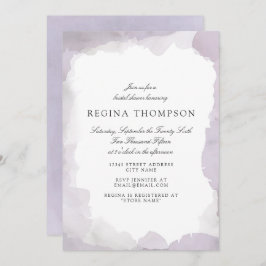 Invitación a la ducha de novia de Debonair Lavende