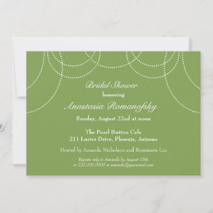 Invitación a la ducha de novia de Fancy Pearls