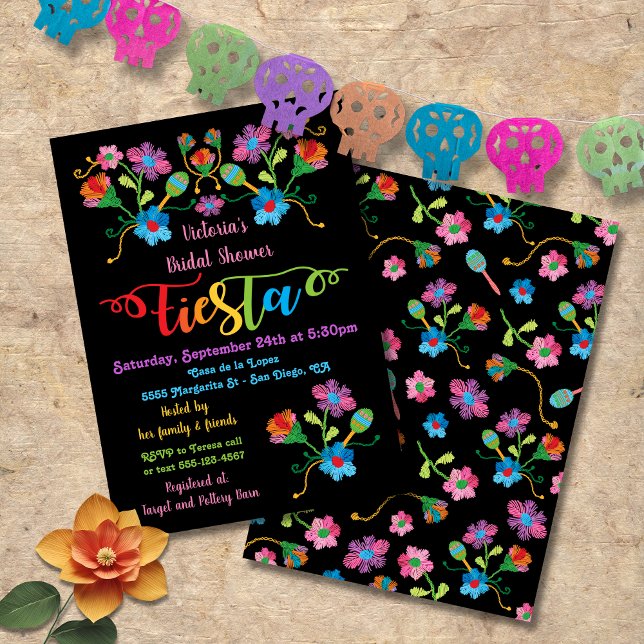 Invitación a la ducha de novia de Fiesta Mexicana  (Subido por el creador)