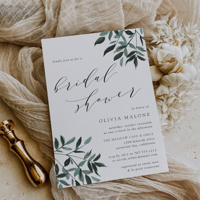 Invitación a la ducha de novia de Harvest Sage (Subido por el creador)
