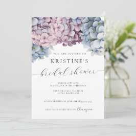 Invitación a la ducha de novia de Hydrangea