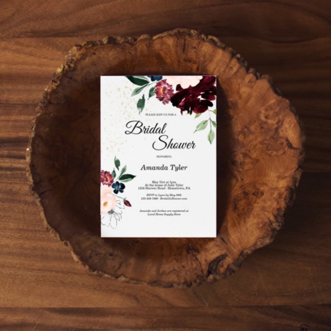 Invitación a la ducha de novia de la celebración d (Subido por el creador)