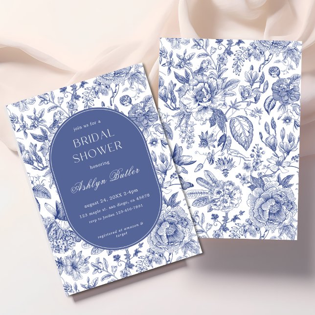 Invitación a la ducha de novia de la Chinoiserie a (Subido por el creador)