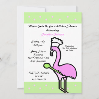 Invitación a la ducha de novia de la cocina de Fla