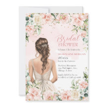 Invitación a la ducha de novia de la floral Wreath