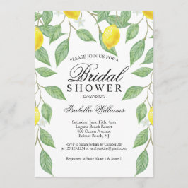 Invitación a la ducha de novia de Lemon Boho moder