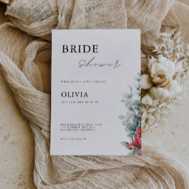 Invitación a la ducha de novia de los navidades