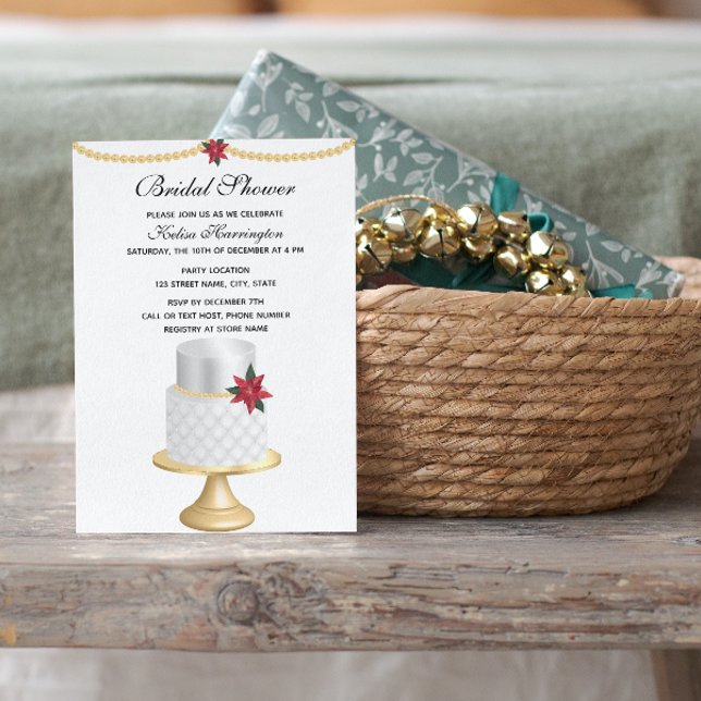 Invitación a la ducha de novia de los navidades (Subido por el creador)