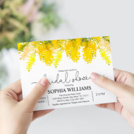 Invitación a la ducha de novia de Mimosa Flowers