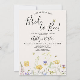 Invitación a la ducha de novia de novias