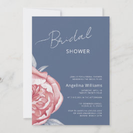 Invitación a la ducha de novia de Peonies
