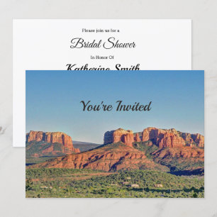 Invitación a la ducha de novia de Sedona