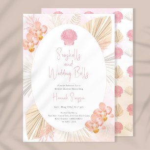 Invitación a la ducha de novia de Shell Ocean Boho