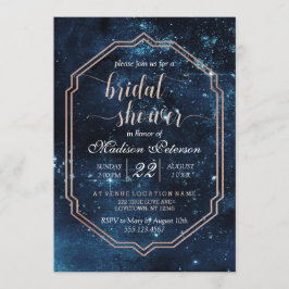Invitación a la ducha de novia de Star Sky Celesti