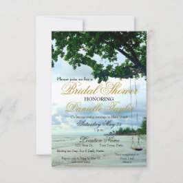 Invitación a la ducha de novia del Casual Beach Sw