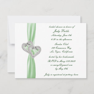 Invitación a la ducha de novia del personalizado L