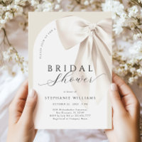 Invitación a la ducha de novia del White Elegant B