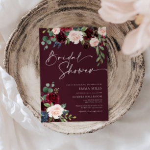 Invitación a la ducha de novia en Borgoña