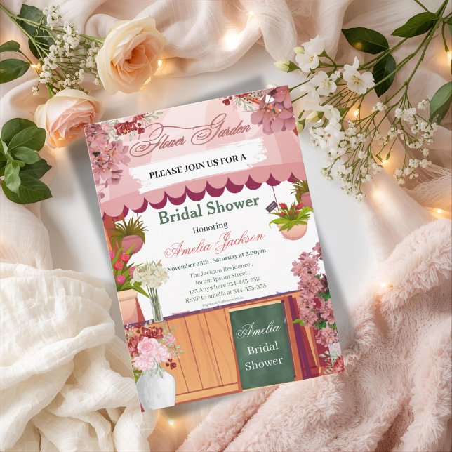 Invitación a la ducha de novia en el jardín de flo (Subido por el creador)
