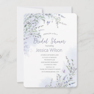Invitación a la ducha de novia en el lavabo de col