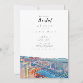 Invitación a la ducha de novia en el Skyline de La