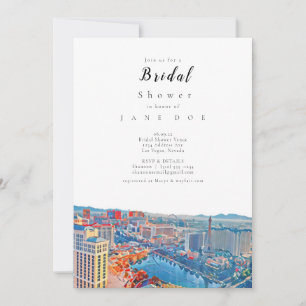 Invitación a la ducha de novia en el Skyline de La