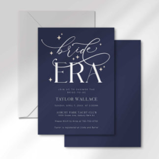 Invitación a la ducha de novia en la era de la nov