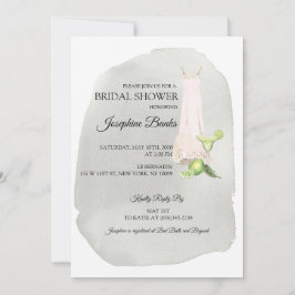 Invitación a la ducha de novia en las extremidades