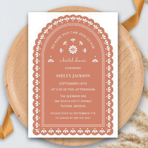 Invitación a la ducha de novia en Terra Cotta Arch