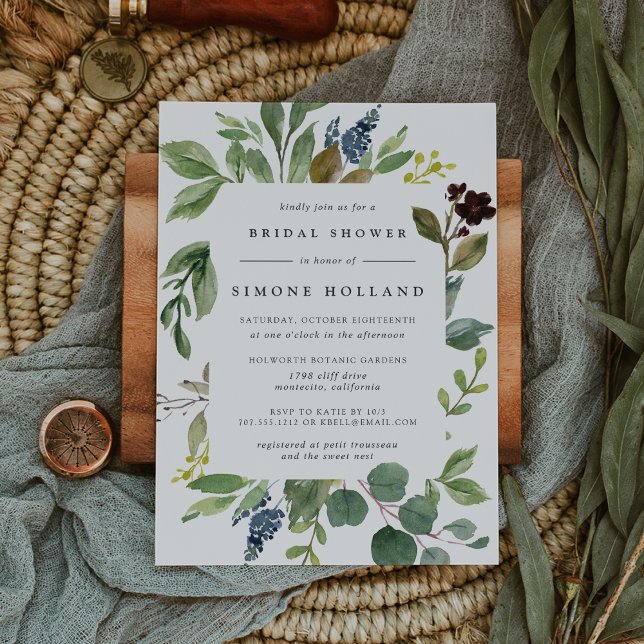 Invitación a la ducha de novia Eucalyptus Grove (Subido por el creador)