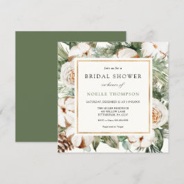 Invitación a la ducha de novia Evergreen y Pine en