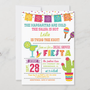 Invitación a la ducha de novia Fiesta - Blanco - 2