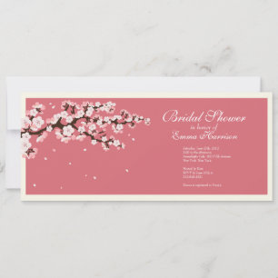 Invitación a la ducha de novia // Flor de cerezo