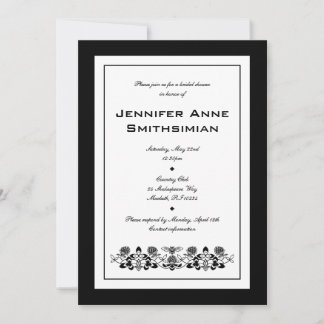 Invitación a la ducha de novia Flora Bee Bridal