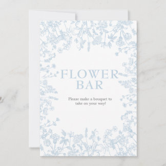 Invitación a la ducha de novia floral Chinoiserie 