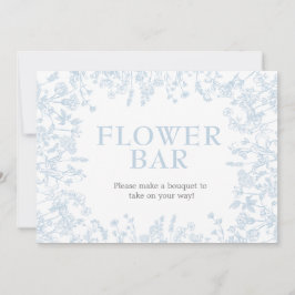 Invitación a la ducha de novia floral Chinoiserie