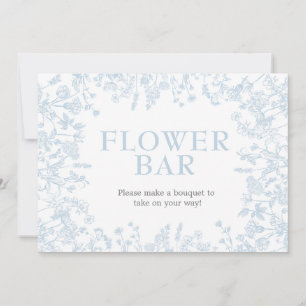 Invitación a la ducha de novia floral Chinoiserie