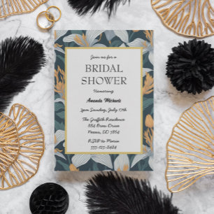 Invitación a la ducha de novia floral de Cute Retr