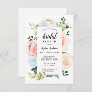 Invitación a la ducha de novia floral Fleur Jolie 