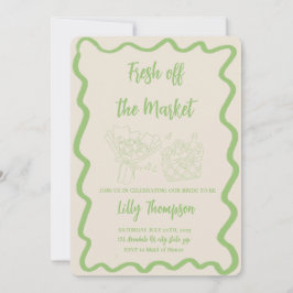 Invitación a la ducha de novia "Fresh off the Mark